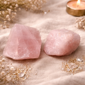 Rose Quartz Raw Stone | Heals Emotionally