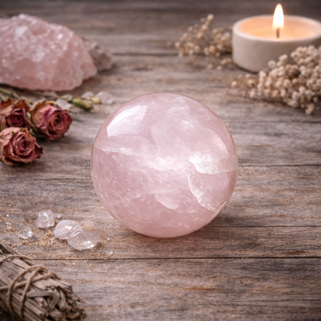 Rose Quartz Ball | Love & Affection