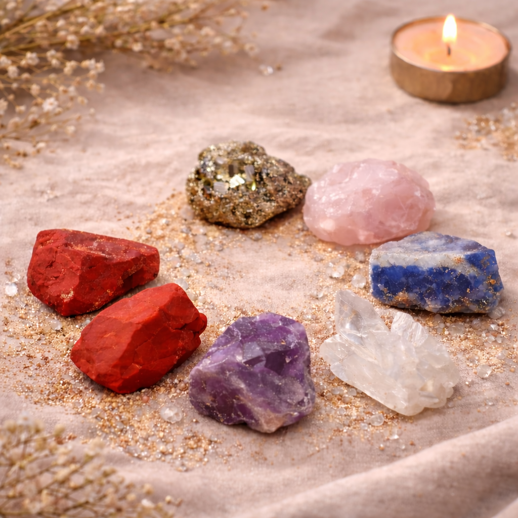 7 Chakra Healing Crystal Set