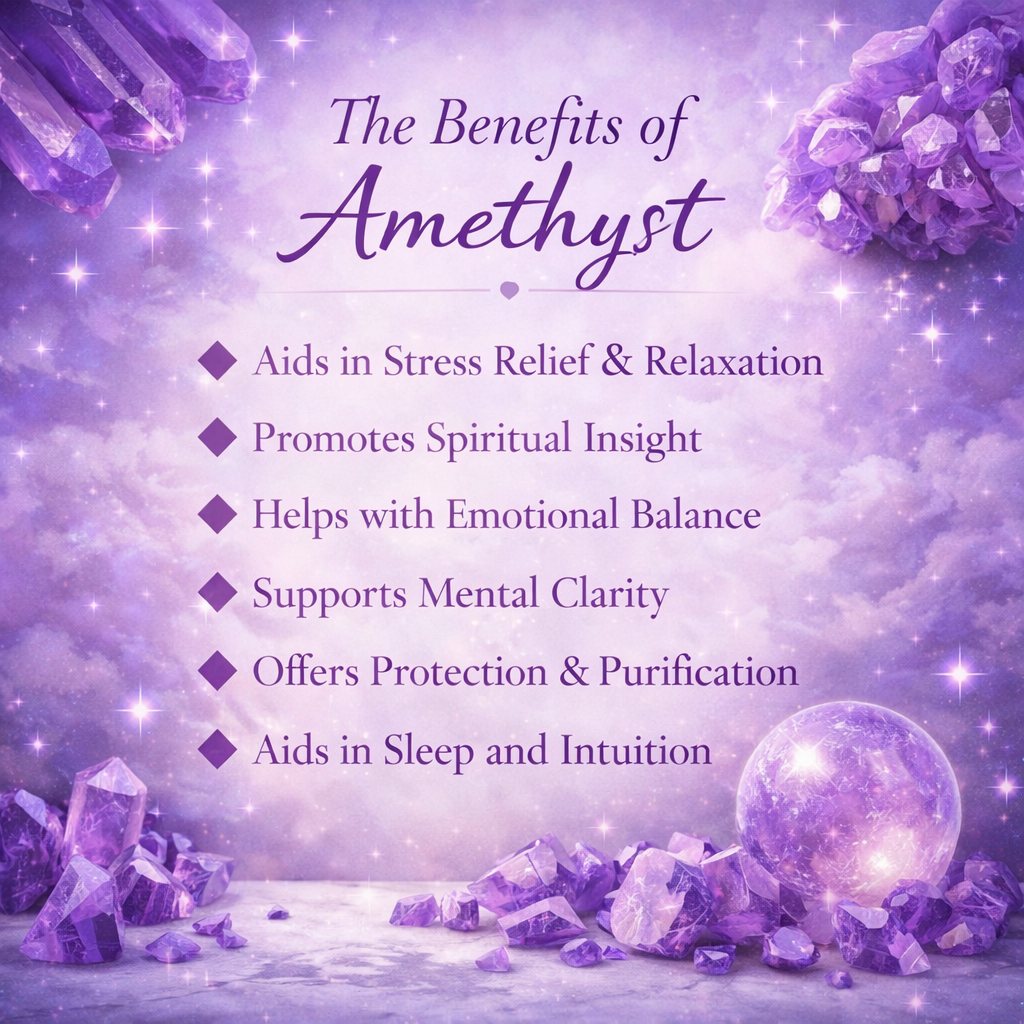 Amethyst Raw Stone | Happiness & Peace