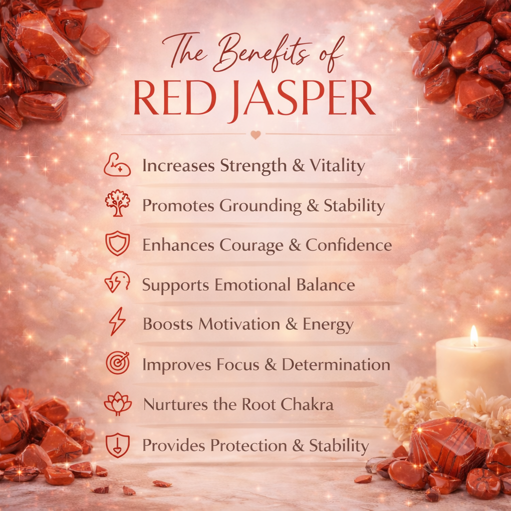 Red Jasper Raw Stone | Strength