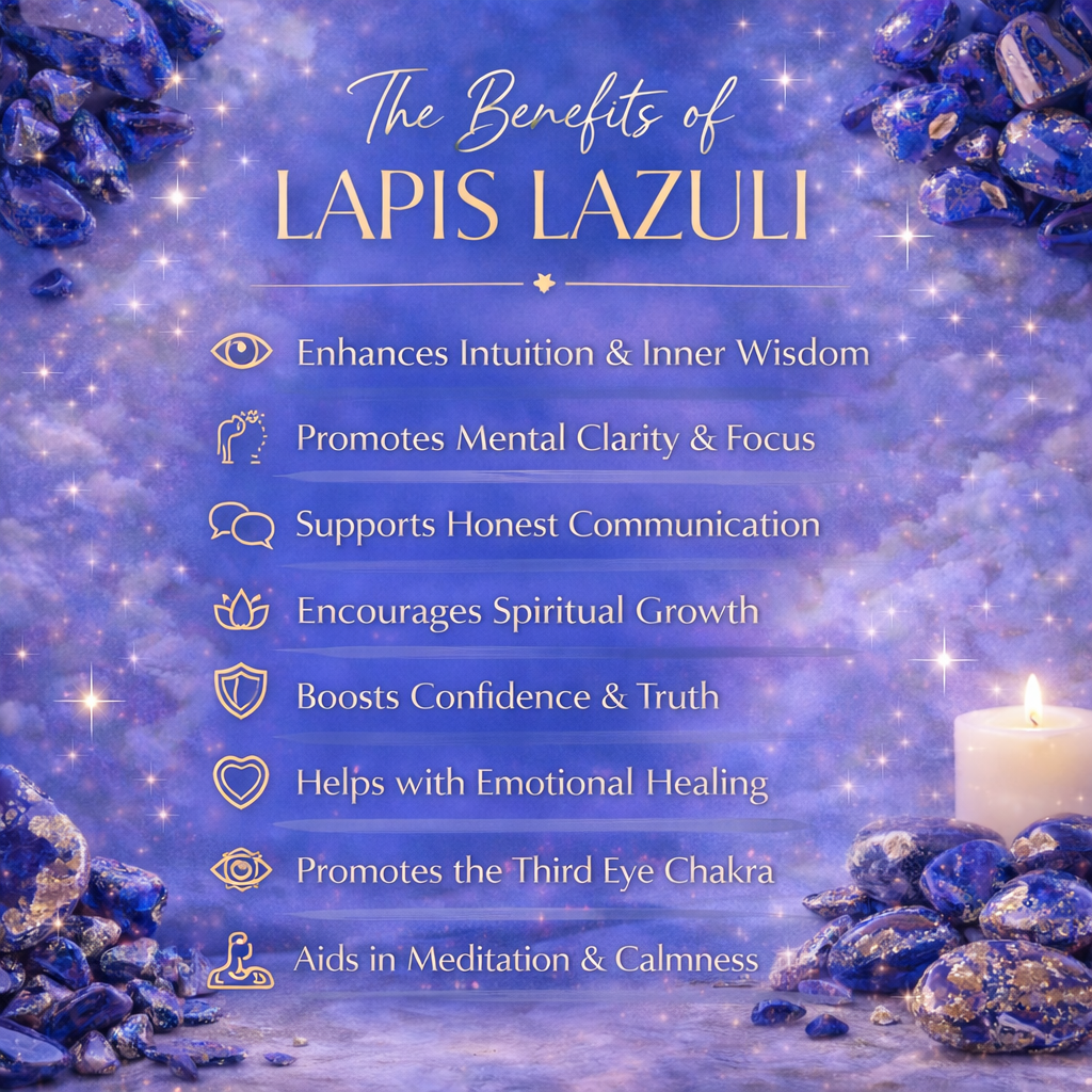 Lapis Lazuli Raw Stone | Truth and Enlightenment