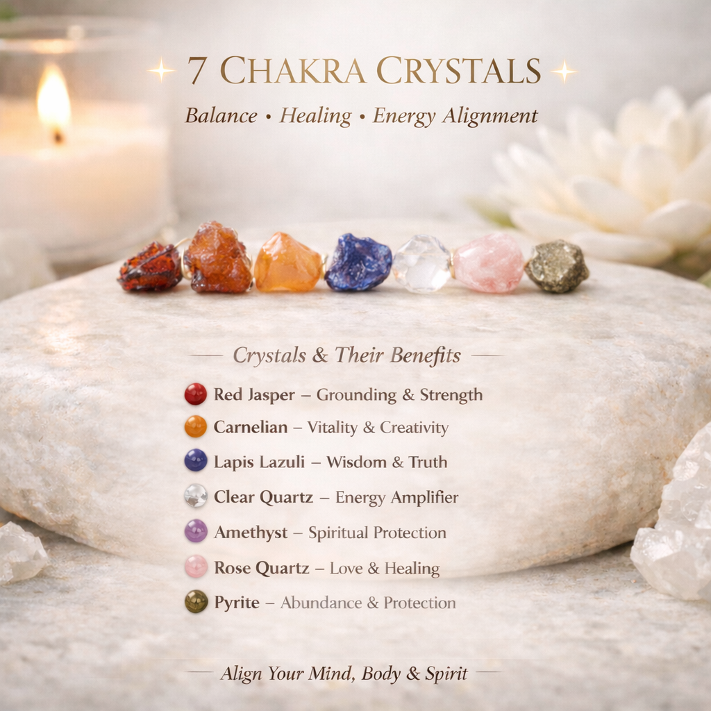 7 Chakra Healing Crystal Set